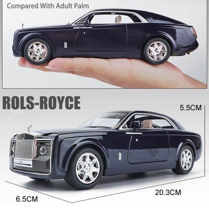 1/24 Rolls Royce Sweptail Alloy Diecast Car Models Toy Metal Rolls
