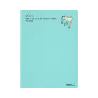 MIDORI Pocket Diary A6 Vertical Ojisan 2023 (D22184006)/ ไดอารี ปี 2023 ขนาด A6 Vertical ลายคุณลุงโอจี้ซัง แบรนด์ MIDORI จากประเทศญี่ปุ่น