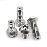 ﹍☈ M2.5 M3 M5 M6 M8 M10 M12 304 Stainless Steel Hollow Hole Through Air-out Pass Allen Hexagon Hex Socket Button Head Screw Bolt