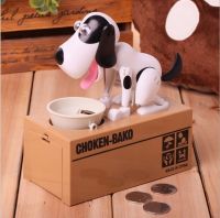 cute cartoon childrens day piggy bank dog model coin bank gift supply WY606