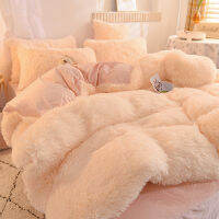 (ร้อน) High End Warm Long Plush King ขนาดผ้านวม220X240ซม. Furry Queen ผ้านวมนุ่มสบายผ้าห่มผ้าพันคอครอบคลุม