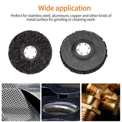 5pcs Wheel Grinding Rust Removal Abrasive Disc Durable Clean Sanding Disc High Plasticity Wheel Angle Grinder Polishing Flake