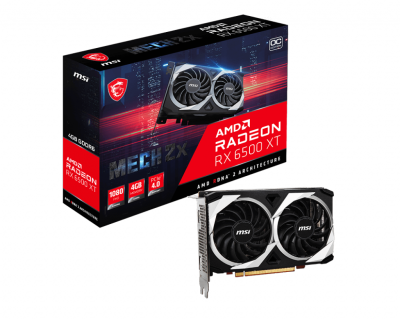 MSI Radeon RX6500XT MECH 2X 4G OC สินค้าพร้อมส่ง ประกัน 3 ปี ออกใบกำกับภาษีได้