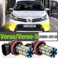 2x LED Fog Light Accessories Lamp For Toyota Verso Verso-S 2009 2010 2011 2012 2013 2014 2015 2016