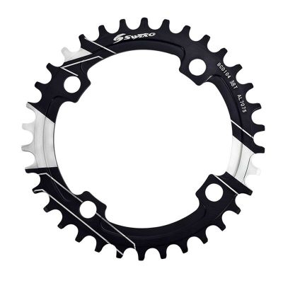 SWTXO 104BCD Narrow Wide Oval Round MTB Bike Chainwheel Cycling Chainring Circle Crankset Plate