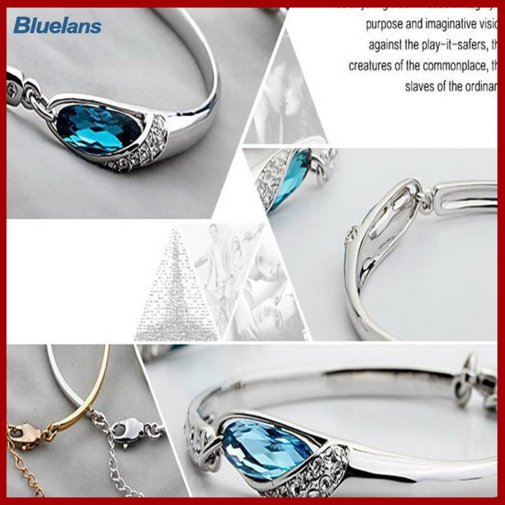 bluelans-สร้อยข้อมือ-elegant-ผิว-rhinestone-สร้อยข้อมือกำไลแฟชั่นสำหรับเดท