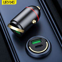 CWURVNS Super Mini USB Car Charger 2พอร์ต100W 65W QC 3.0 SuperCharge Charger Type-C อะแดปเตอร์รถสำหรับ Xiaomi ศัพท์