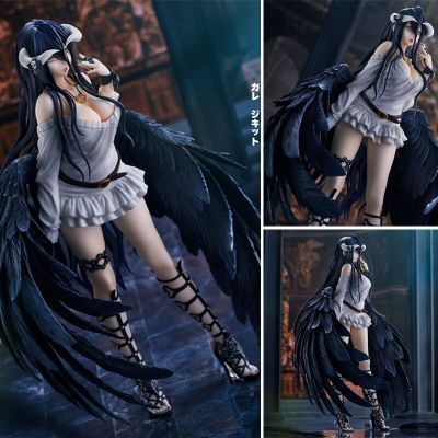 Overlord III Albedo Ver. ของเล่นตุ๊กตาขยับแขนขาได้พีวีซีภาพอนิเมะขนาด27ซม. ของขวัญคริสต์มาสแบบเก็บตุ๊กตาสาวสวยของเล่น