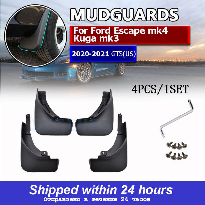 4pcs Car Mudflaps For Ford Escape mk4 Kuga mk3 2020 2021 Mud Flaps