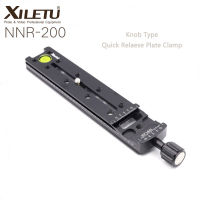 XILETU NNR-200 Aluminum Camera Bracket Lengthened Quick Release Plate Clamp for Arca Swiss Tripod Ball Head Panoramic Shooting