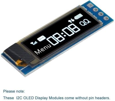 【Worth-Buy】 0.91นิ้ว0.96นิ้ว Oled Iic ขาว/เหลืองฟ้า/น้ำเงิน12864 Oled โมดูลแสดงผล I2c Ssd1306บอร์ดสำหรับ Arduino หน้าจอ Lcd