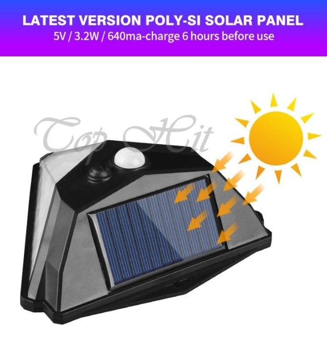 ไฟติดผนัง-โซล่าเซลล์-38led-รุ่น-t-1622-ไฟติดผนังพลังงานแสงอาทิตย์-ไฟโซลาร์-solar-wall-light-รุ่น-solar-led-t-1622-รับประกันสินค้า