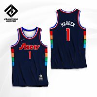 JAMES HARDEN PHILADELPHIA 76ERS GSW FULL SUBLIMATED JERSEY