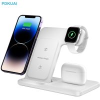 ●♦ﺴ 3 In 1 Wireless Charger For iPhone 14 13 12 Pro Max Mini 11 XS XR X 8 20W Fast Charging Stand For AirPods Pro Apple Watch 8 7 6