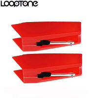 LoopTone 2PCS Sapphire Tippedเข็มเซรามิกสำหรับไวนิลIPเครื่องเล่นบันทึกเครื่องเล่นแผ่นเสียงGramophoneอุปกรณ์เสริม