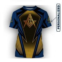 Freemason Masonic All Over Printed Personalized Name Classic Uni T-Shirt 3D