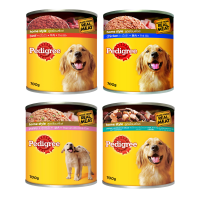 อาหารสุนัข PEDIGREE DOG FOOD เพดดิกรี อาหารสุนัข แบบกระป๋อง  อาหารเปียกสุนัข, 700 กรัม