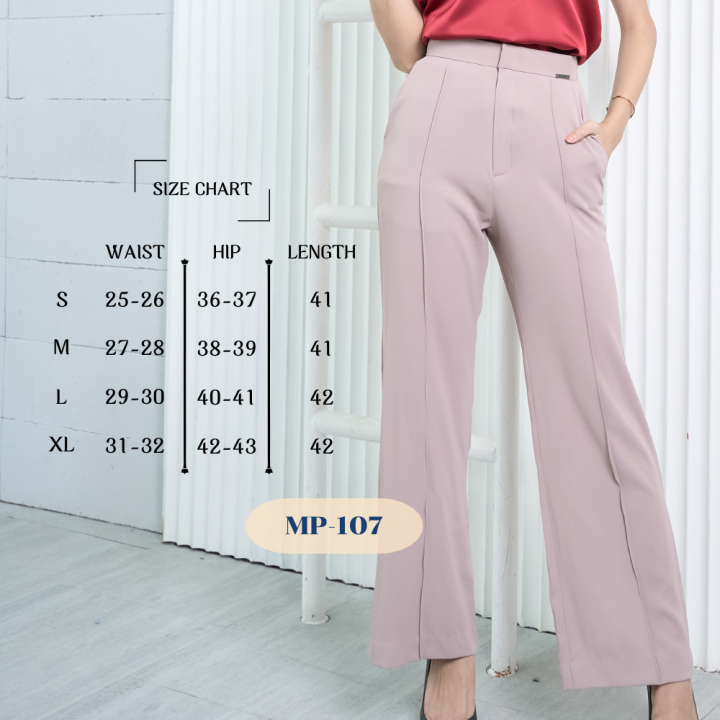 miss-office-best-seller-กางเกงเบสิคกระบอกตรงติดเพจเหล็ก-mp-107