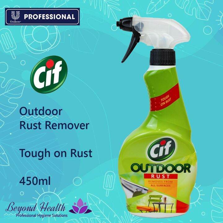 Cif Outdoor Rust Remover Spray 450ml Rust Cleaner Rust Converter