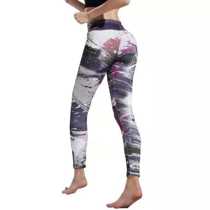 Women Quick Dry Compression Sports Slim Yoga Pants Jogger Workout