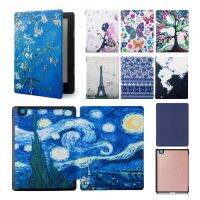 Leather Case for KOBO AURA H2O EDITION 2 6.8 Inch eReader Funda Capa Slim Folio Magnetic Auto Wake Sleep Ebook Print Book Cover