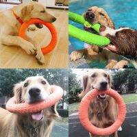 Dog Toys for Big Dogs EVA Interactive Training Ring Puller Resistant for Dogs Pet Flying Discs Bite Ring Toy for Small Dog Toys