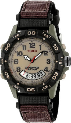 Timex Expedition Resin Combo Classic Analog Green/Black/Brown (38191)