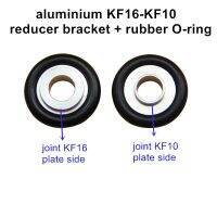 5Pcs Aluminium KF16 to KF10 Center Bracket Rubber O-ring for Vacuum Triclamp Tri clamp Flange Pipes Fittings