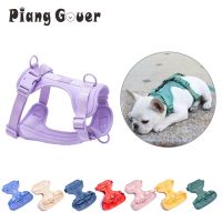 Breathable Lightweight Dog Harness Adjustable Pet Chest Strap Outdoor Walk Training Pet Harenss for Small Medium Dog Collars