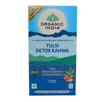 Natural Efe | Organic India - Tulsi Detox Kahwa | 25 Tea Bags