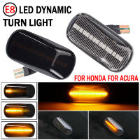 LED ไฟเลี้ยวด้านข้างไฟเลี้ยวสำหรับ Honda CRV Accord Civic City Fit Jazz Stream HRV S2000 Odyssey Integra Acura RSX NSX