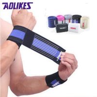 AOLIKES 1 Pcs wrist band men women elastic bandage for hand wrist strap wrap fitness wristband sport gym support wrist protector Supports Braces