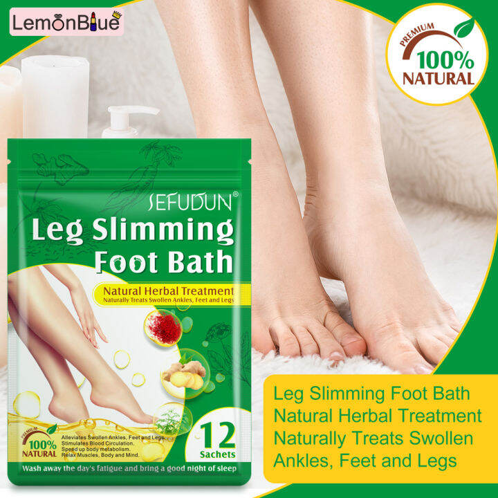 LemonBlue Leg Slimming Foot Bath Ginger Saffron Extracts for Improve