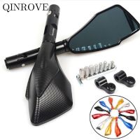 ✸●◎ 8 10mm Universal Motorcycle Rearview Mirror CNC Aluminum Mirror For Kawasaki Z650 Z800 Z750 Z900 Z250 ER6N Z900RS Z1000SX Honda