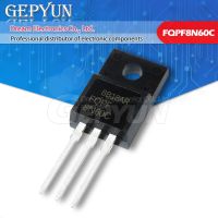 10PCS FQPF8N60C TO-220F 8N60C 8N60 TO220 FQPF8N60 new MOS FET transistor