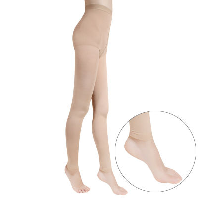 IDEALSLIM 23-32mmHg Medical Compression Stockings Women Pantyhose Open Toe for Varicose Veins