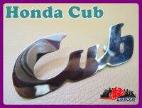 HONDA CUB WIND SHIELD EMBLEM "CHROME" (1 PC.) // โลโก้บังลม HONDA Cub