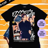 【New】เสื้อยืดผ้าฝ้ายCOTTON TEE▫  เสื้อยืด พิมพ์ลายอัลบั้ม Jeon Jungkook Kookie BTS Butter สําหรับผู้ชาย VAQ2S-5XL