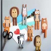 ┋ Animal Multifunction Magnetic Hook Fridge Magnet Removable Seamless Sticking Reused Use Hook Can Washed Wall Holder Home Decor