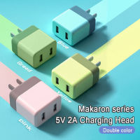 ?Gratis Ongkir + ปลาค็อด?Makaron ชุด5V 2A ที่ชาร์จชาร์จเร็ว USB อุปกรณ์ชาร์จโทรศัพท์ในรถยนต์โทรศัพท์มือถืออเนกประสงค์