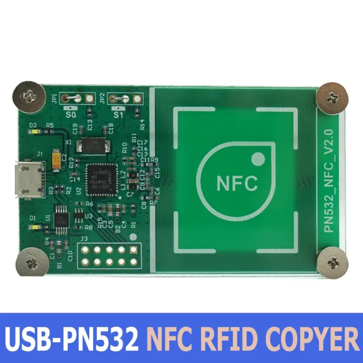 USB PN532 NFC RFID Wireless Reader Writer Mode IC CARD COPYER IC Copy ...