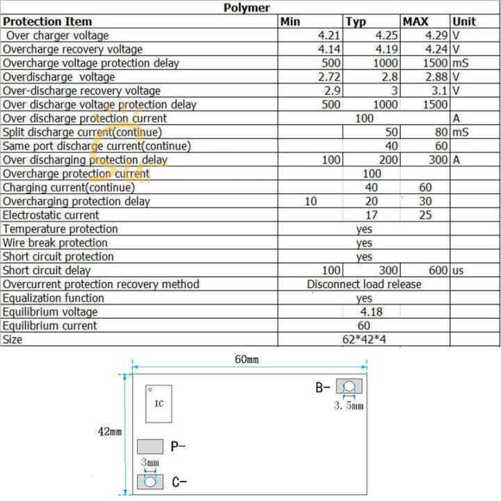 3s-4s-5s-bms-12v-16-8v-21v-100a-li-ion-lmo-ternary-แบตเตอรี่ลิเธียมป้องกันบอร์ดวงจร-lifepo4แบตเตอรี่ลิเธียมโพลิเมอร์-lifepo4