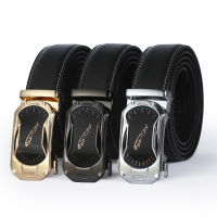 Young mens belt business leisure leather belt mens automatic buckle belt leather belt mens belt