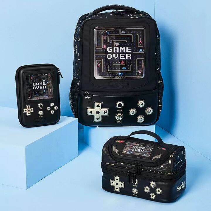 Smiggle backpack Ready Stock Black game Boys backpack School Bags classic backpack Lazada PH