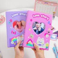 IFFVGX Kawaii Love A5 Kpop Photocard Binder Holder Picture Album Collect Book Idol Photo Card Album Student School Stationery  Photo Albums