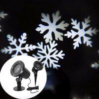 6W LED Snowflake Laser disco Light IP65 Outdoor Moving Snowfall Laser Projector Lamp For Christmas New Year Party Wedding decor