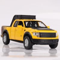 รถโลหะผสมรถกระบะ F150 1:32 Ford Raptor โมเดล Diecasts ของเล่นโลหะรถจำลองเสียงของเล่นแอลอีดีของขวัญ