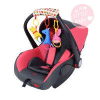 Chuchob car seat แบบกระเช้า สำหรับเด็กแรกเกิดขึ้น - 15 เดือน (สีชมพู)