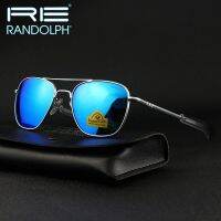 Randolph แว่นกันแดดชายหญิงแบรนด์ดีไซเนอร์อเมริกันทหารแว่นตากันแดดการบิน AGX Tempered Gafas De Sol Hombre