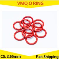 【hot】 Silicone Rubber VMQ Repair Gasket O Washer 2.65mm ID 3mm - 87.5mm